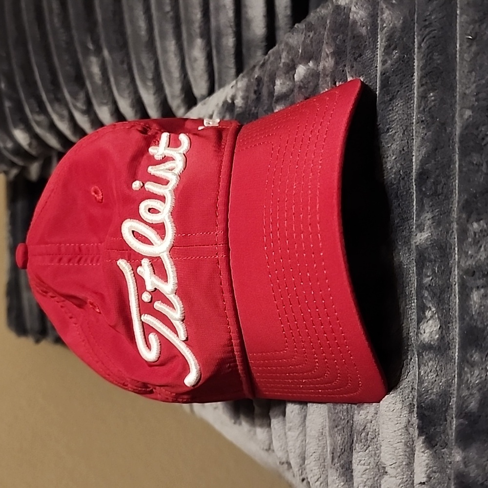 Titleist Red Cap with White Logo